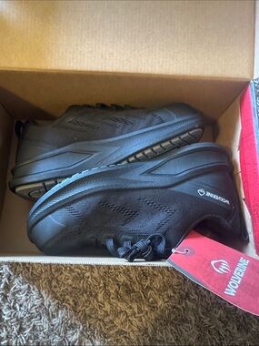Wolverine women Black Athletic Work Sneakers
